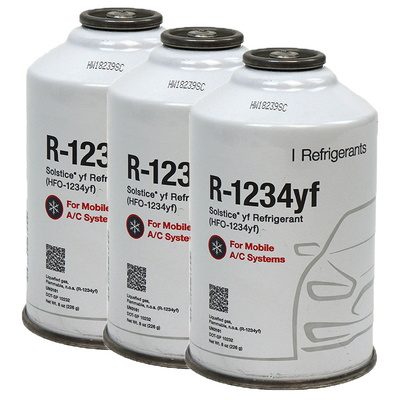 For automotive air conditioner gas r134a replacement refrigerant gas HFO-1234YF new refrigerant gas r1234yf